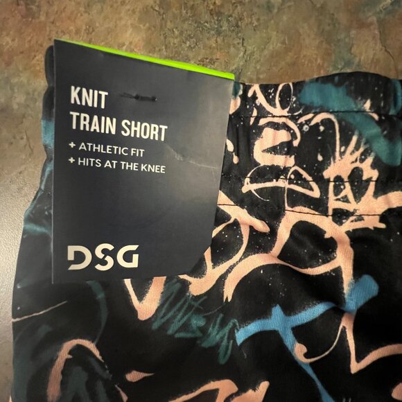DSG Knit Train Shorts, 2XS,‎  Black/blue - Picture 5 of 9